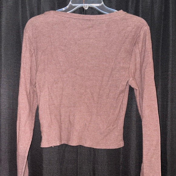 Dusty Rose Long Sleeve Top - Picture 3 of 3